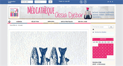 Desktop Screenshot of mediatheque.ville-blanquefort.fr
